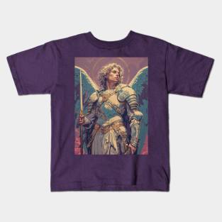 Purpura Celestis: Uphaziel Trimphant Kids T-Shirt